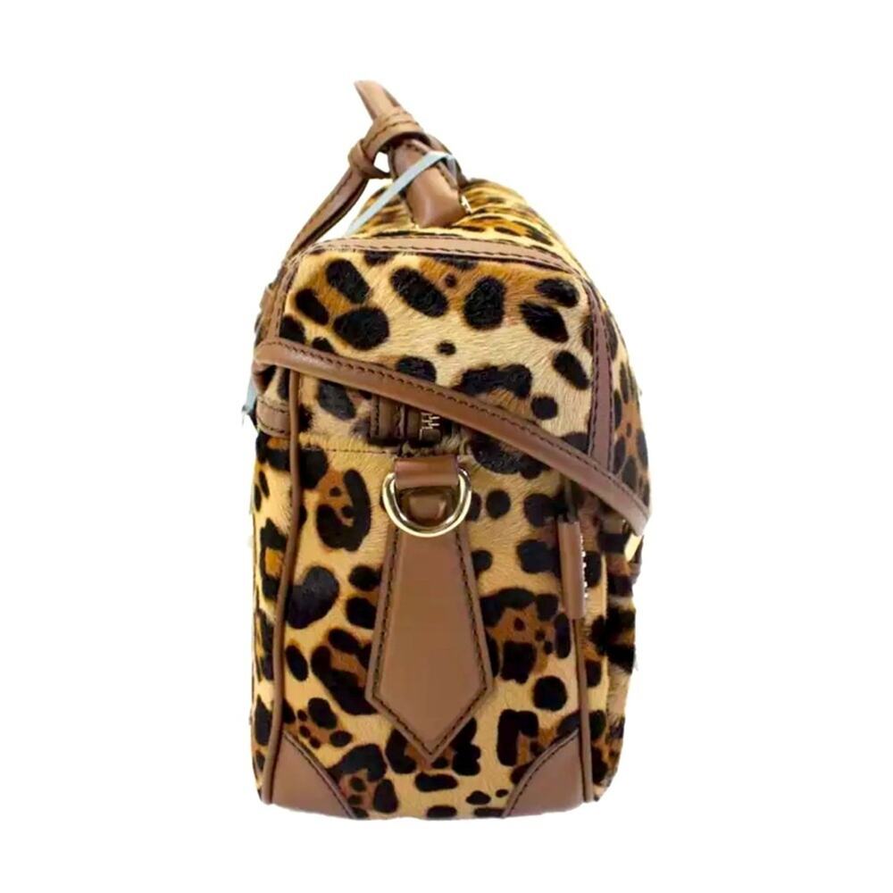 Max Mara Leopard Pony Hair Anna Large Bag Purse - Picture 8 of 9